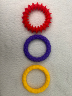 LOT DE 6 BRACELETS SENSORIEL EN SILICONE